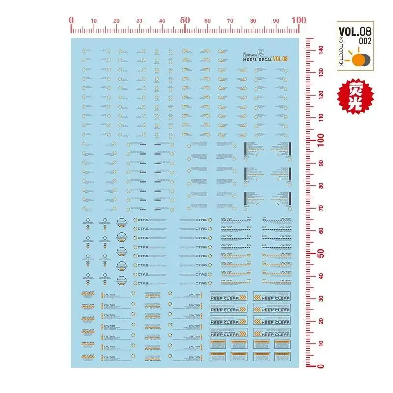 HOBBY MIO VOL1-VOL12 Serie High-Definition Universele Water Transfer Printing Stickers voor Gunpla Schaalmodellen Hobby Accessoires