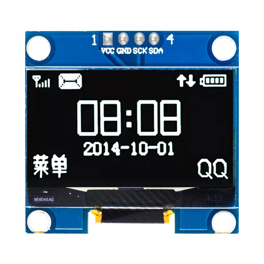 1.3 بوصة oled IIC المسلسل الأبيض OLED وحدة عرض 128X64 I2C SSD1306 12864 شاشة LCD مجلس VDD GND SCK SDA لاردوينو