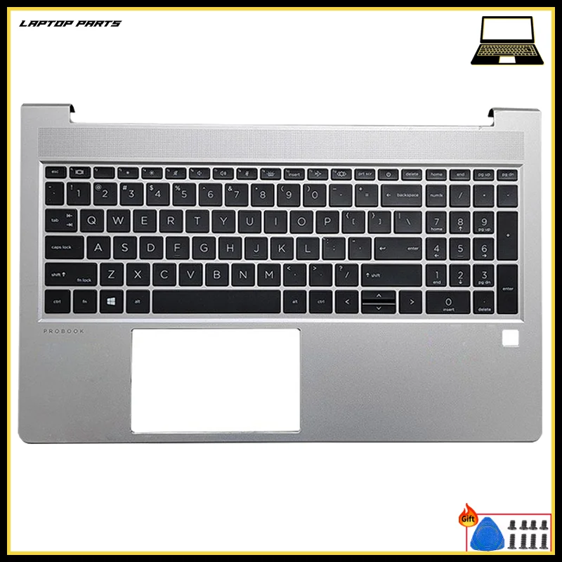 NEW For Probook 450 455R G8 G9 Zhan 66 15 G4 G5 Laptop LCD Back Cover Front Bezel Palmrest keyboard Bottom Case Frames Hinges view 5