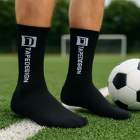 5/6 Pairs Comfortable Dispense Soccer Tube Socks Breathable Non Slip Men Sports Sock Football Cotton Mid Calf Socks Hiking