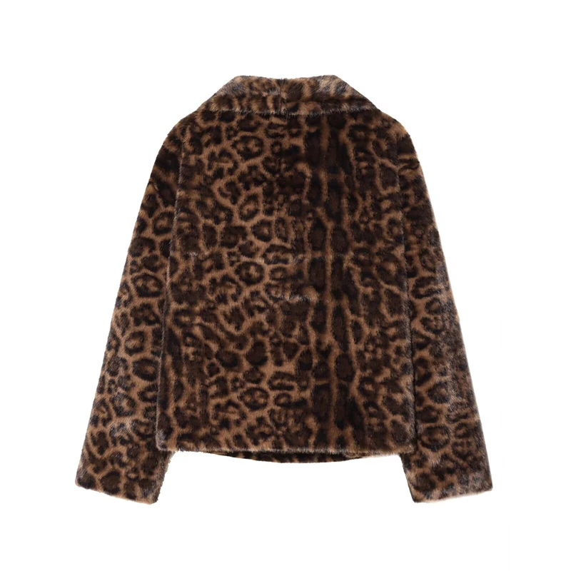 Guobioziy Women's Slim-Fit Faux Fur Coat 2026 Autumn/Winter New European Casual Fashion Trendy Street Classic Old-Money Style