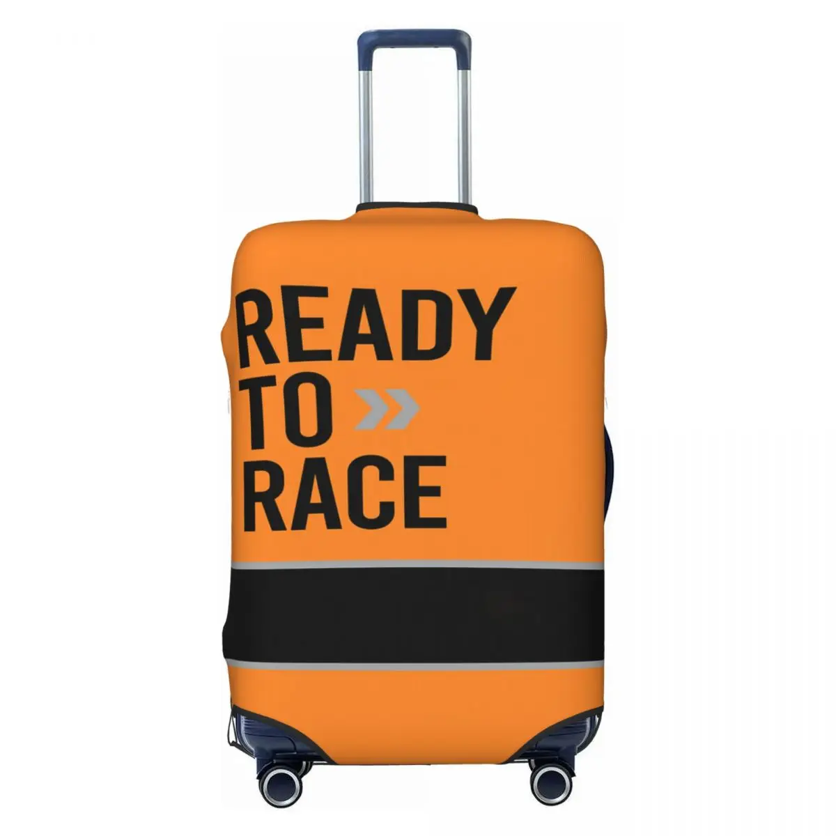 

Custom Ready To Race Suitcase Cover Washable Racing Sport Motorcycle Rider Luggage Covers Protector for 18-32 inch