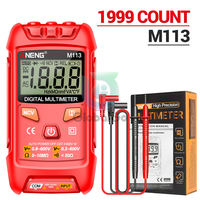 ANENG M113 1999 Counts Mini Multimeter Digital Inteligent AC/DC Voltage Meter Ohm NCV Electricity Tools Measuring Instruments