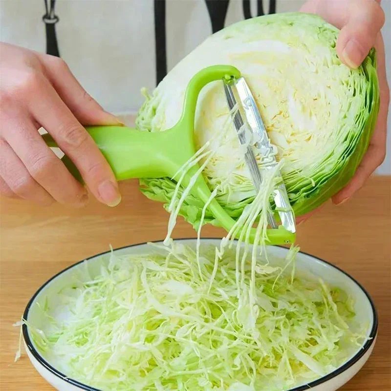Cortador de repollo y verduras, rallador de repollo, rebanador de patatas, melón, zanahoria, pepino, triturador, herramientas de cocina para el hogar