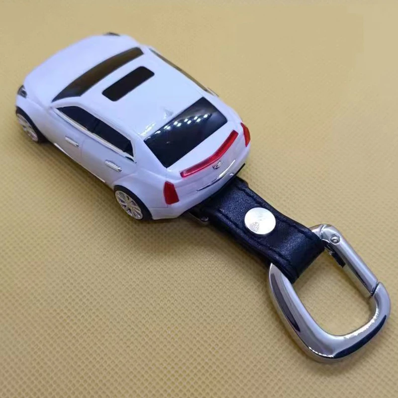 ICAR ABS for Cadillac ATS CT6 CTS DTS XT5 Escalade ESV SRX STS XTS ELR Smart Remote Car Key Case Cover Fob Holder Housing Chain