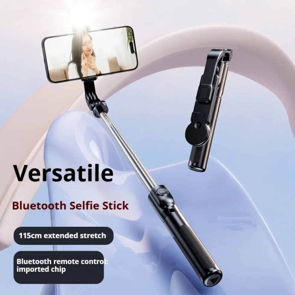 Wireless Bluetooth Selfie Stick Extendable Portable Mini Tripod Stand Handheld Floor Mount for Smartphones Travel