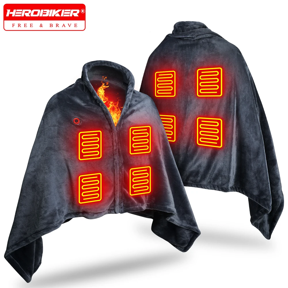 يمكن ارتداؤها USB بطانية تسخين كهربائي التدفئة بطانية كهربائية شال USB بطانية ساخنة شال 3 التروس بطانية تدفئة المنزلية