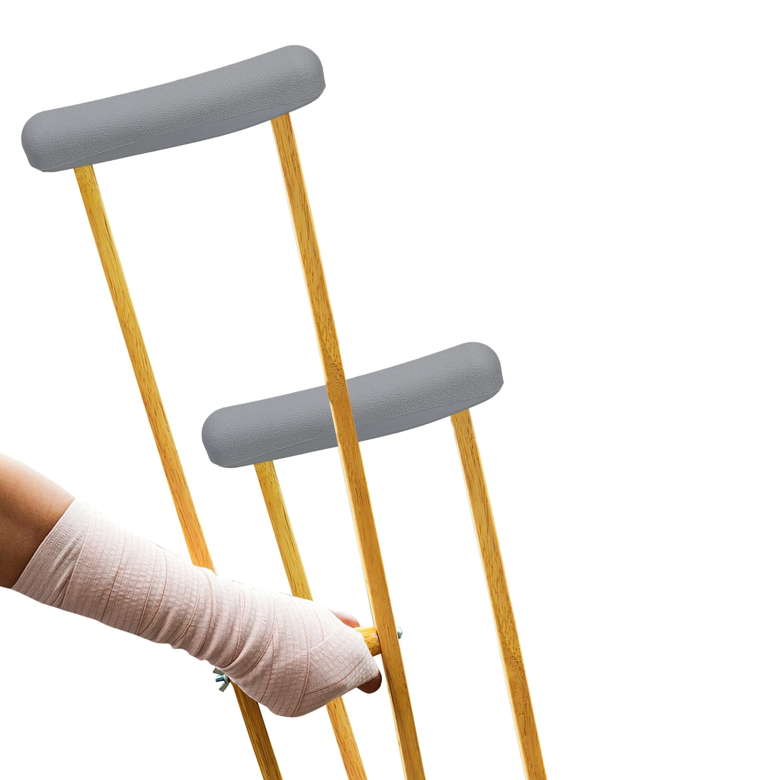 

2 комплекта, сменные ручки для костылей, нескользящая эргономичная подушка, универсальная, подходит для пожилых людей, аксессуары для прогулок, подмышки