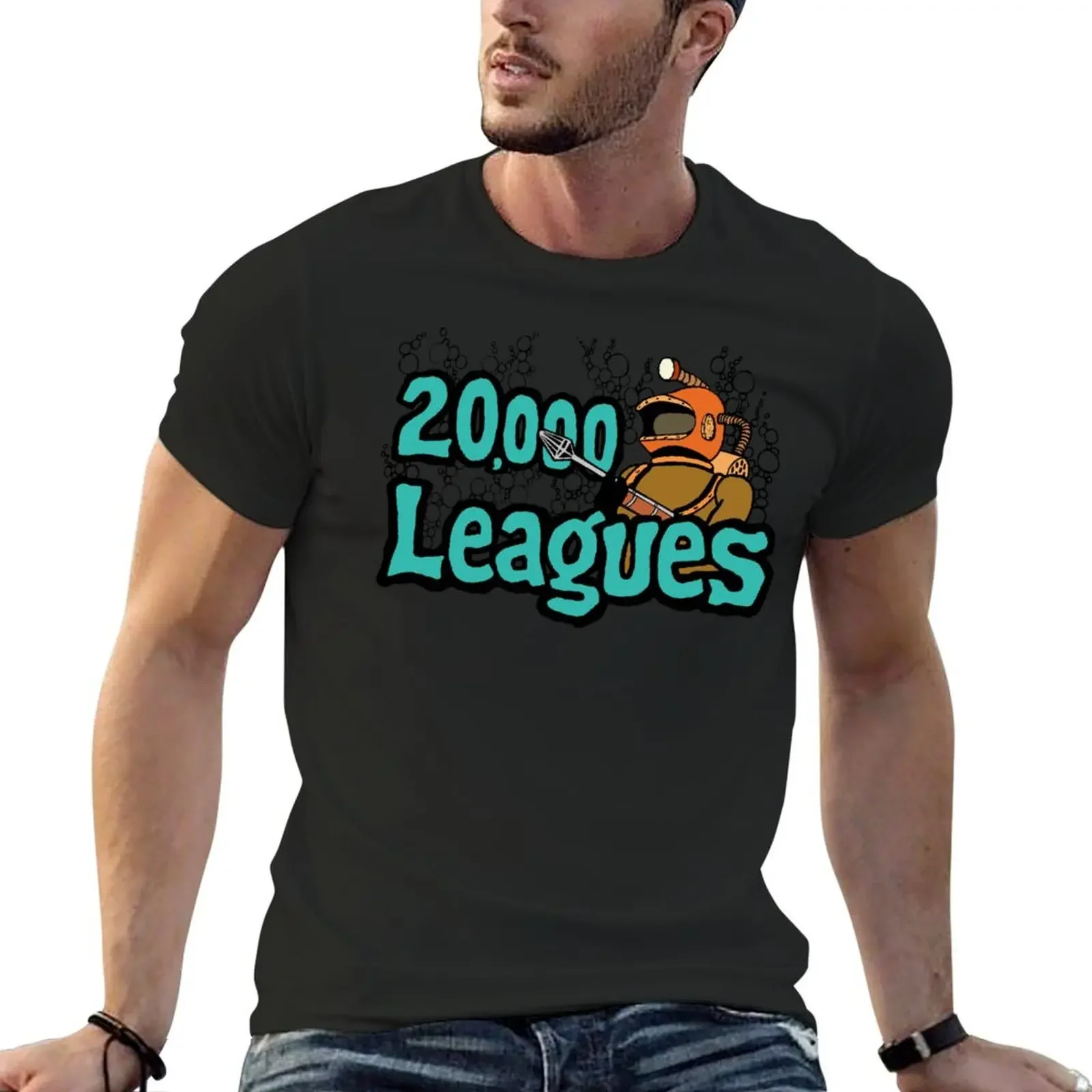 

20,000 Leagues Under The Sea T-Shirt anime figures sweat boys whites heavy weight t shirts for men