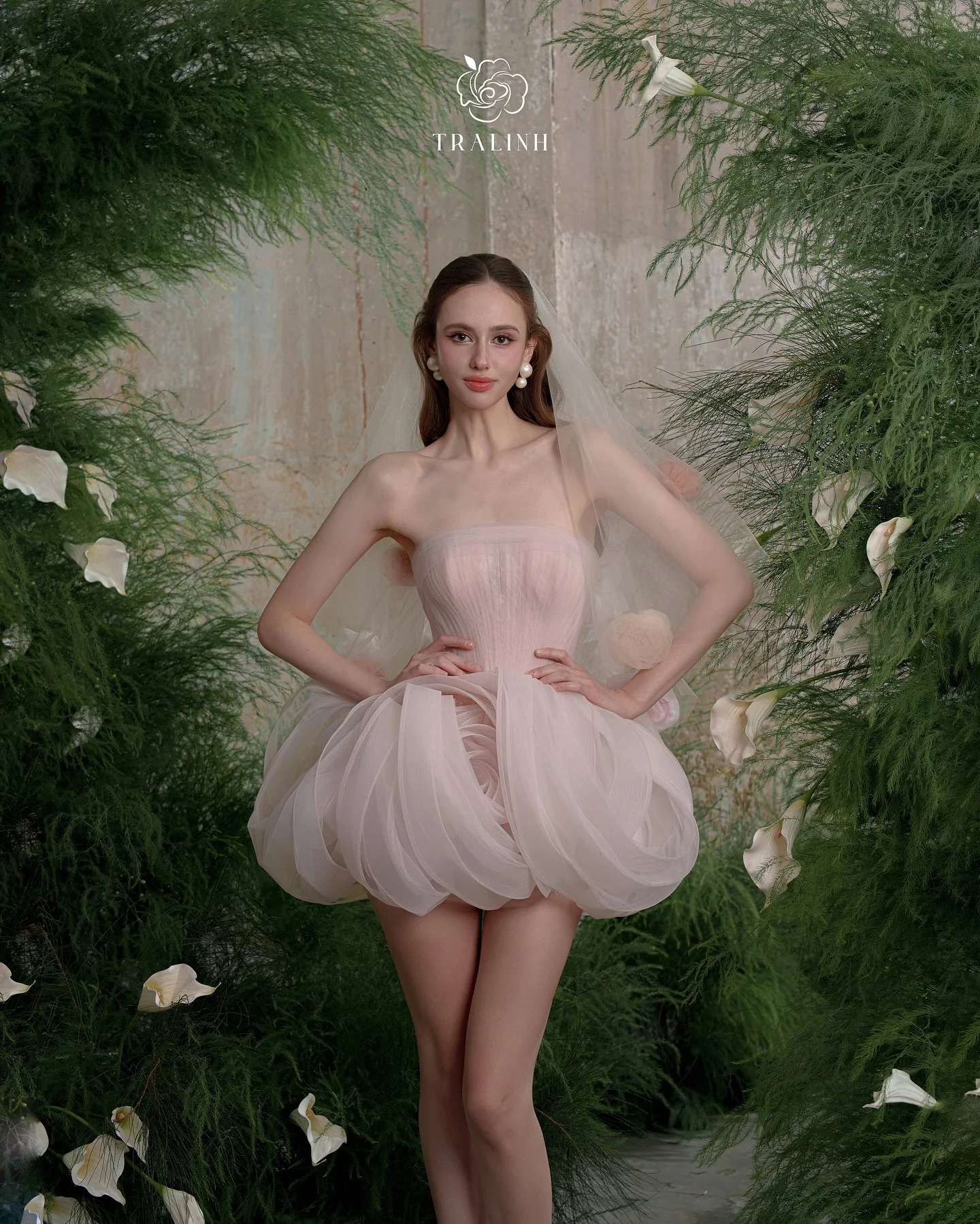 Robe de soirée à volants rose poussiéreux, faite à la main, en maille bouffante florale, robes de bal, tendance, en Tulle, à plusieurs niveaux, robes de concours, nouvelle collection