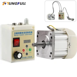 Brushless Servo Motor Control Set 550W/750W/1100W 220V/110V Knob Speed Adjustment Belt Sander Woodworking Machinery Lathe