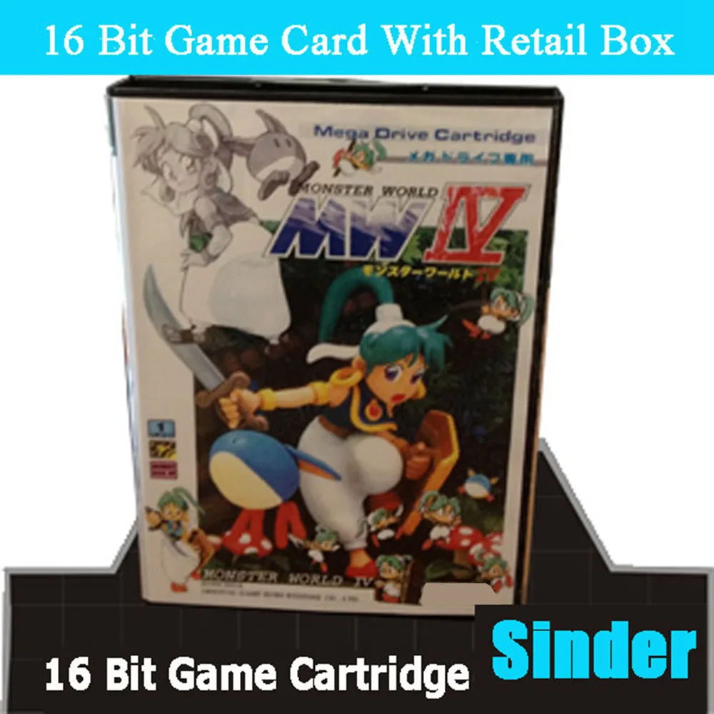 Игровой картридж MW 4 16 бит MD с коробкой для систем Sega Megadrive Genesis Игровой картридж MW 4 16 бит MD с коробкой для систем Sega Megadrive Genesis