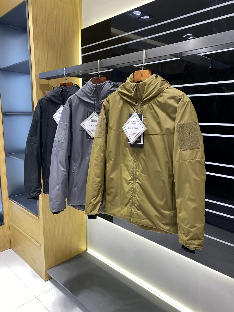 Jaket Pria Katun Ringan Bernapas, Fungsional untuk Luar Ruangan, Tahan Angin, Tahan Air, Menjaga Kehangatan, Mantel Musim Gugur Musim Dingin