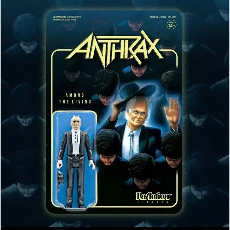 In StockSuper7 Anthrax Preacher Among The Living Walking Dude 3.75 Inch ReAction Figure Model Collectible Halloween Gift Toy