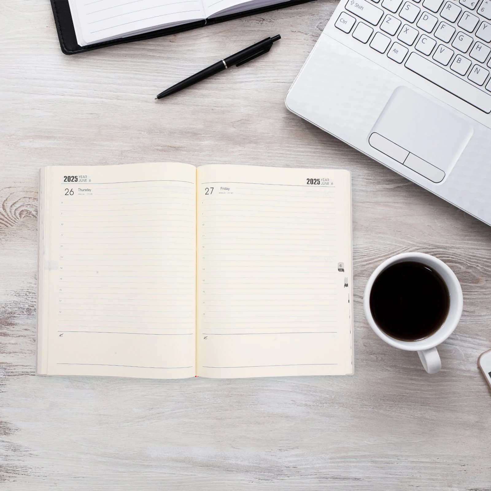 

Calendar Book 2025 Appointment A4 2024 Daily Hourly Planner Weekly Notepads Agenda Academic Notebook