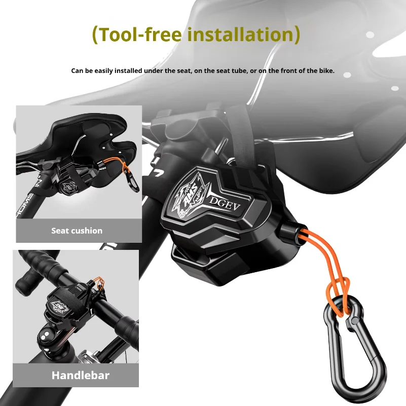 DGEV Retractable Bicycle Traction Rope Pull Rope With Hook Bicycle Tow Rope Strong Tension Safety MTB Trailer Rope Outdoor Tool