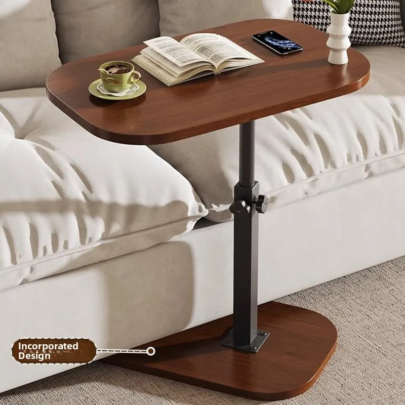 Elevating Rotating Coffee Table Portable Living Room Sofa Computer Desk Study Table Small Table Office Folding Bedside Desk