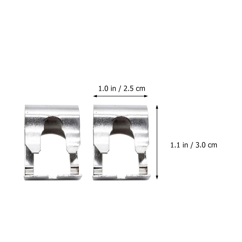 

2pc Wiper Connecting Rod Durable Repair Silver Color Accessories Windshield Wiper Parts Long Life Restoration