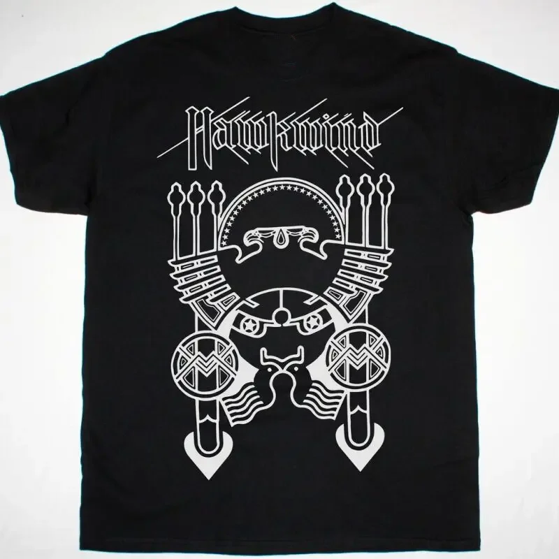 Hawkwind Space Rock New Black T-Shirt All Size Shirt Ng2000Anime Graphic T-shirts for Men Clothing Women Tees High Quality 100%C