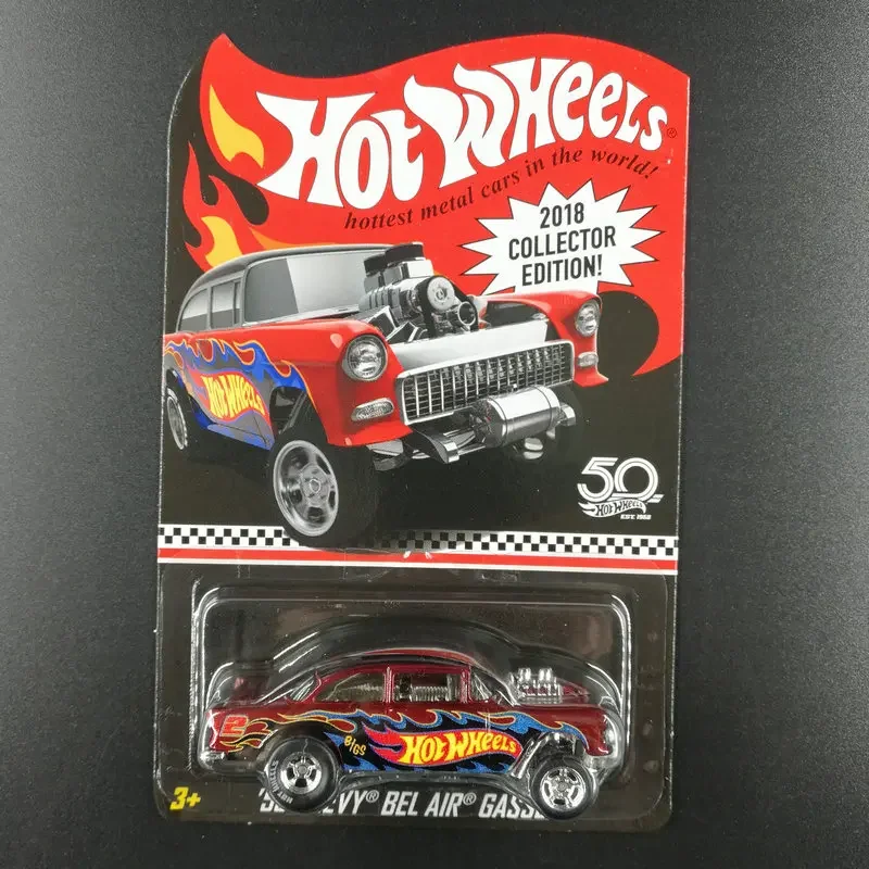 HOT WHEELS RLC 1:64 55 CHEVY BEL AIR GASSER serie modelo de coche de aleación fundida
