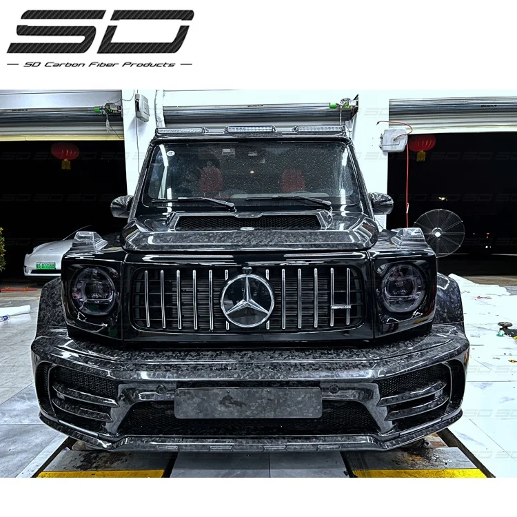 Sd Forged Carbon Fiber M Type G Class Wide Body Kit for Mercedes-Benz W464