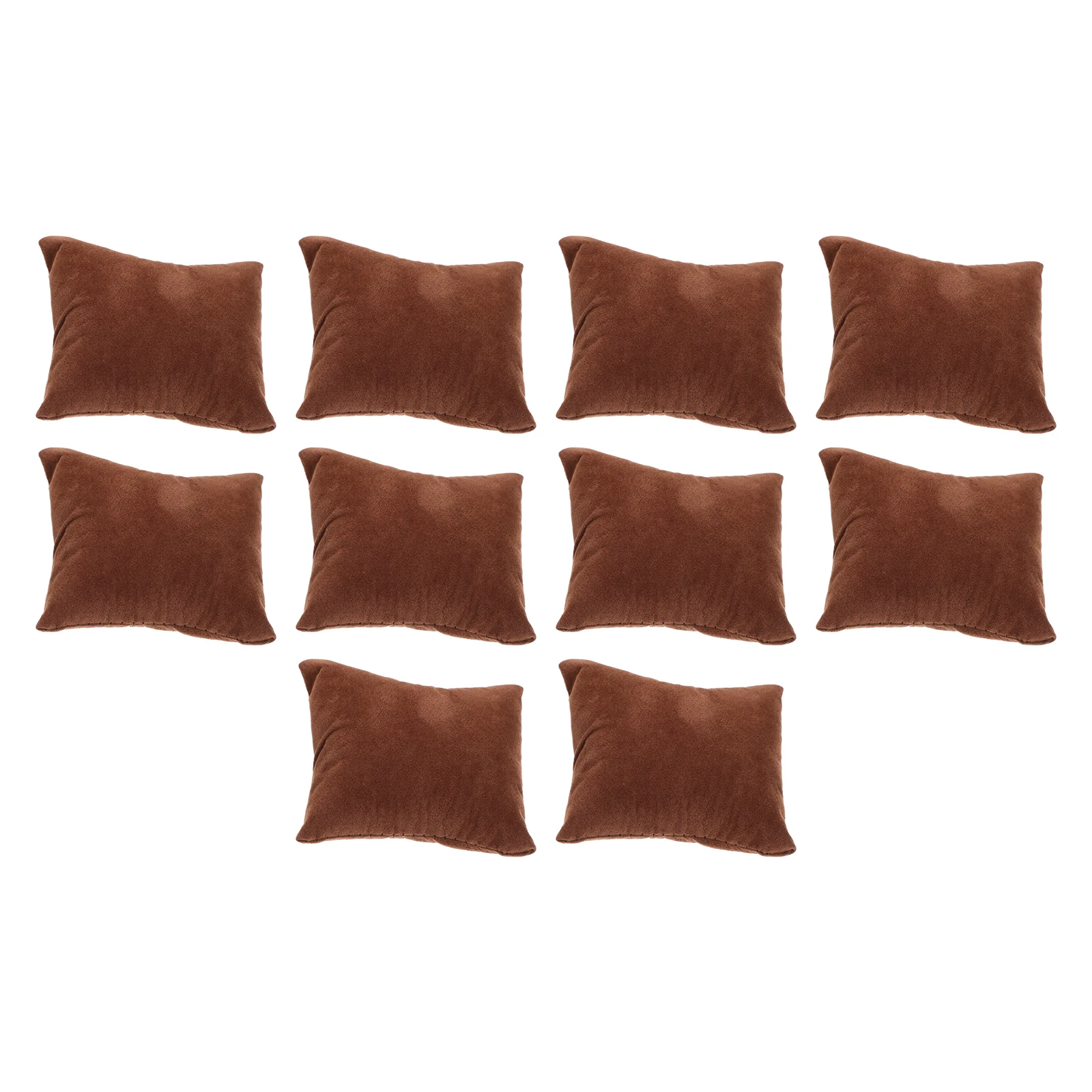 

10pcs Box Liner Lint Watch Cushion Jewelry Pillow Display For Bracelets Bangle Watch Stand Retail Trade Show Use