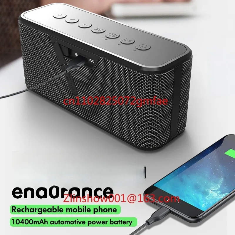 

80W Portable Wireless Speaker with Loud Stereo Sound 10400mAh Power Bank and EQ Modes TWS Function Support TF Card