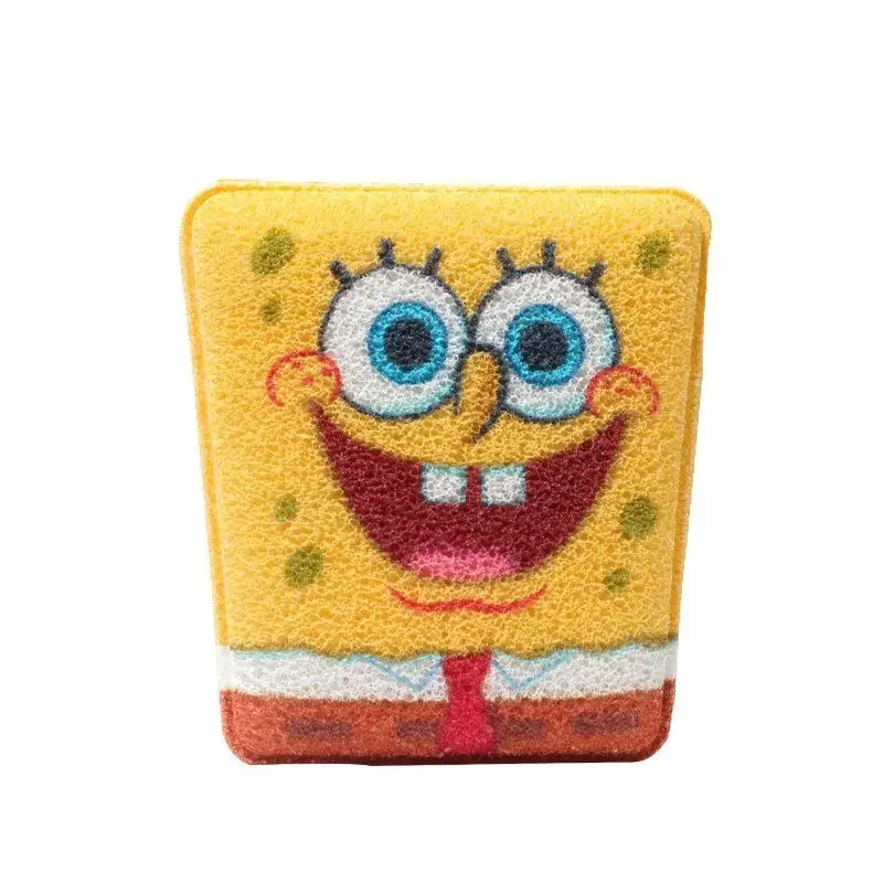 Spongebob Bath Sponge Patrick Star Anime Cartoon Cute Kids Boy Exfoliate Exfoliate Massager Bath Ball Cleaning Shower Brush Gift