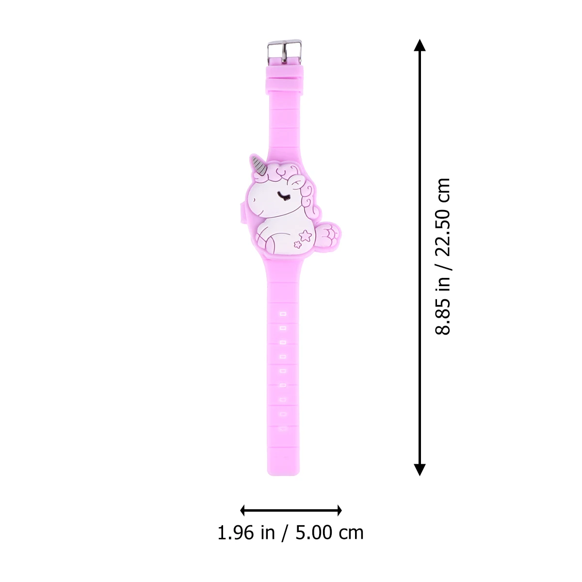 

Digital Watch for Kids Children Gifts Unicorn Clamshell Silica Gel LED Touch Screen Wrist Watches Cartoon Time Learning Toy Safe