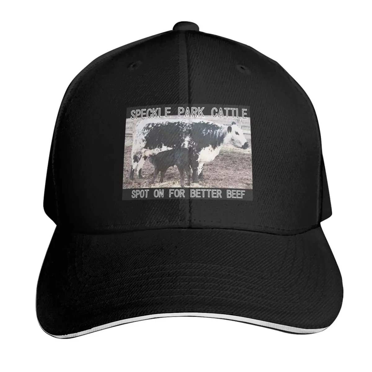 

SPECKLE PARK CATTLE, SPOT ON FOR BETTER BEEF Baseball Cap tactical cap hats for men Mountaineering Beach Men Hats Women's
