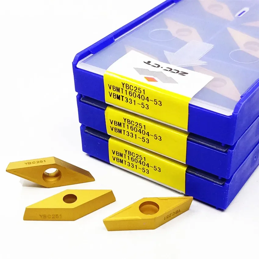 

VBMT160404-53 YBC251/VBMT160408-53 YBC251/VBMT160404-53 YBC252/VBMT160408-53 YBC252/VBMT160404-53 YBD151 ZCC.CT carbide inserts