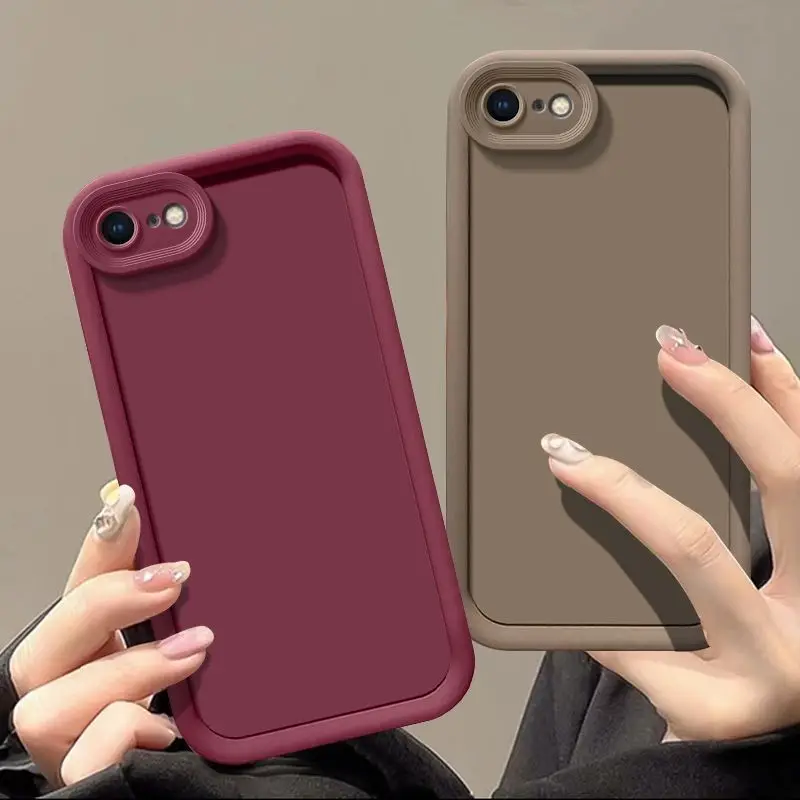 Funda de silicona para iPhone, carcasa suave de TPU para iPhone 5, 6, 6S, SE 2016, 7 Plus, se2, SE3