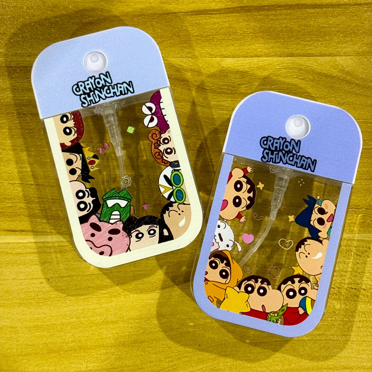 

Дорожный флакон Crayon Shin-chan для парфюмерии, дезинфицирующих средств и уходовых косметических продуктов: милый мультяшный спрей-флакон с мелкодисперсным распылителем, подарок