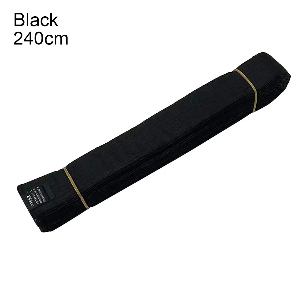 

1Pcs TKD Aikido Uniform Taekwondo Belt Easy Fasten Polyester Cotton Judo Karate Ranking Waistband 240cm Colored