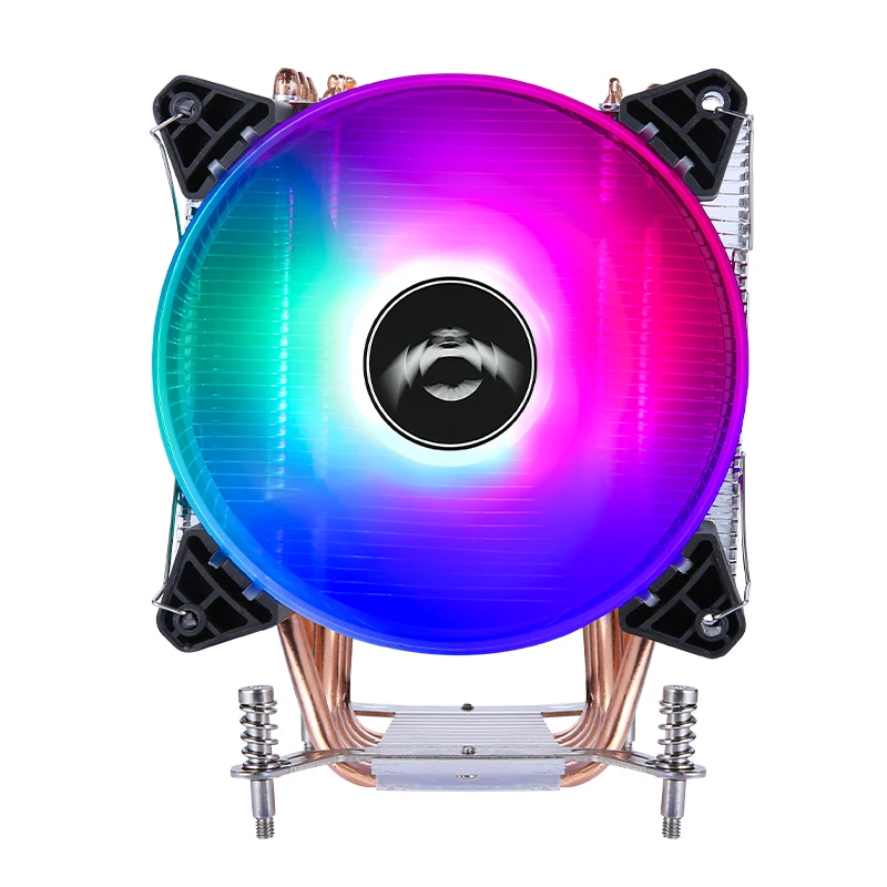 Cpu Processor 4Pin/PWM Compatible LGA2011 2066 x79 x99 1200 115x 1700 18xx i5 i7 PC Cooler 4/6 Heat Pipe 120mm Fan Colorful lamp - view 6