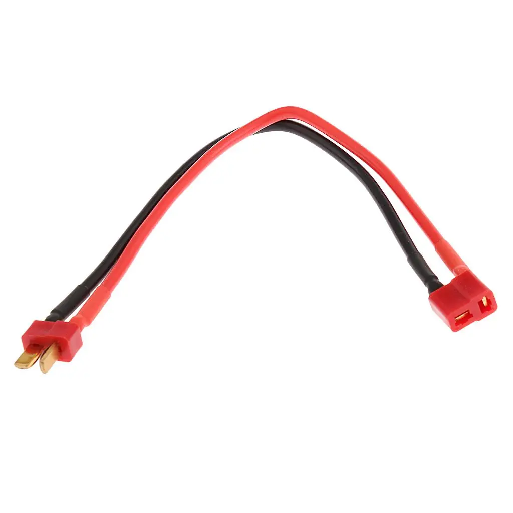 T Plug Male to Female Cable 14AWG Extension Adapter RC Battery Lead for Universal Quadcopter Kit