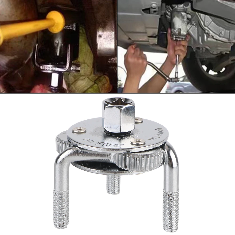 3 Jaws 2 Ways Auto Car Tool Universal Adjustable Spanner Remover Oil Filter Wrench