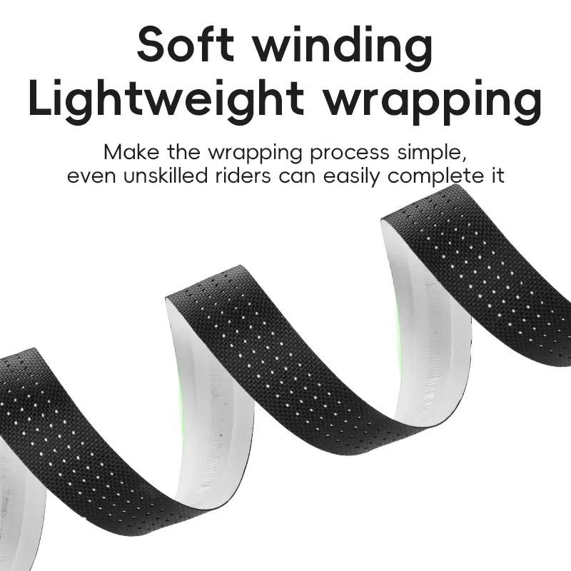 ROCKBROS Road Handlebar Tapes Shock Absorbing Anti-slip Breathable Cycling Handlebar Strap Wear-Resistant Bike Strap Accessories