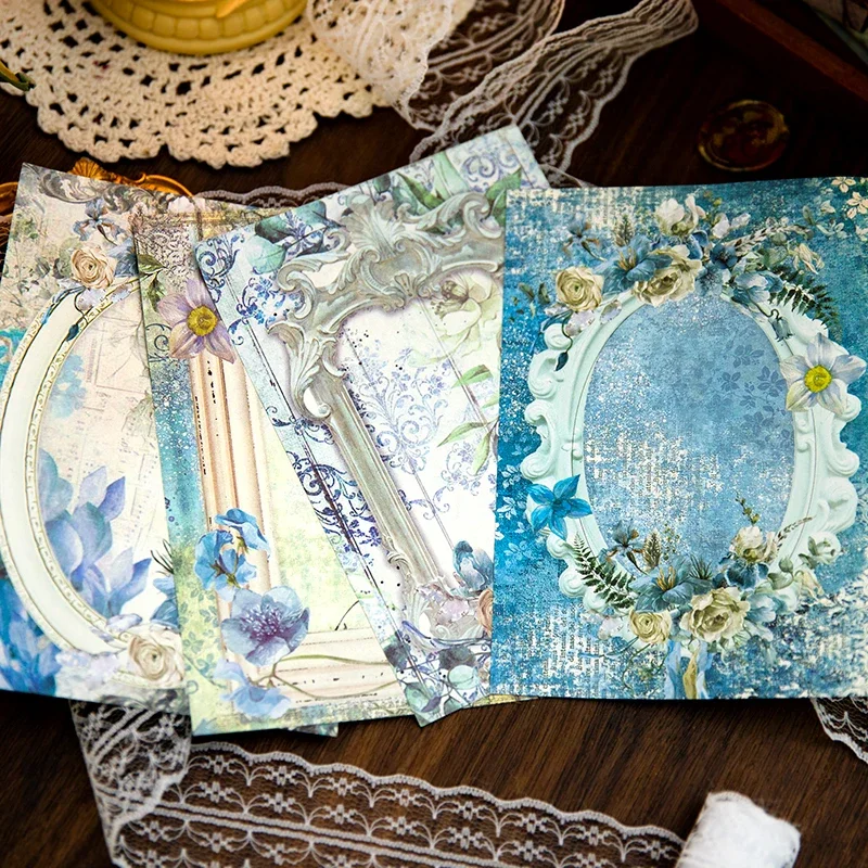 Flower Material Paper Spring, Collage Letters, Memo Diary, Scrapbooking, Material Escolar, Writing Pads, 30pcs, 183x 130mm