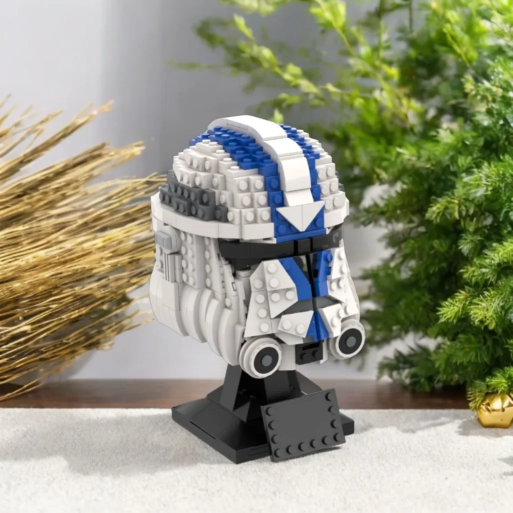 4533pcs Star Batter MOC 501st Legion Clone Trooper Helmet With Removable Respirator DIY Model Building Blocks Birthday Toys Gift