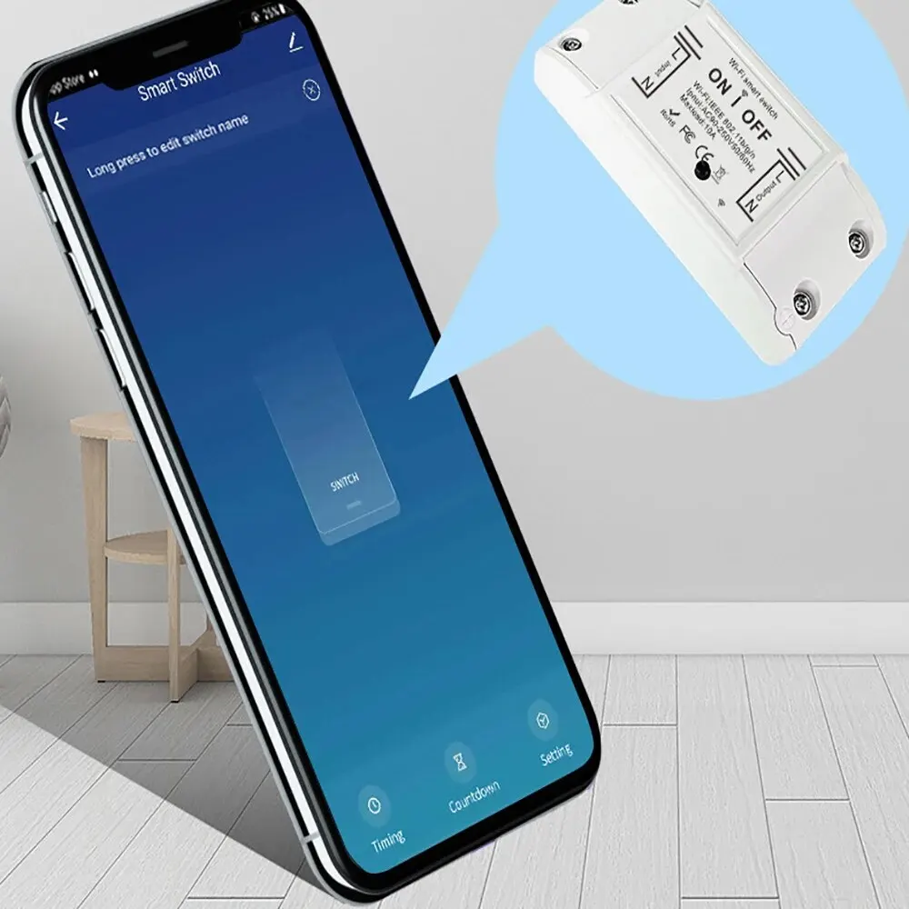 WiFi Smart Switch Universal Breaker Timer APP Wireless Remote Control Automation Works with Alexa Google Home Alice ﻿
