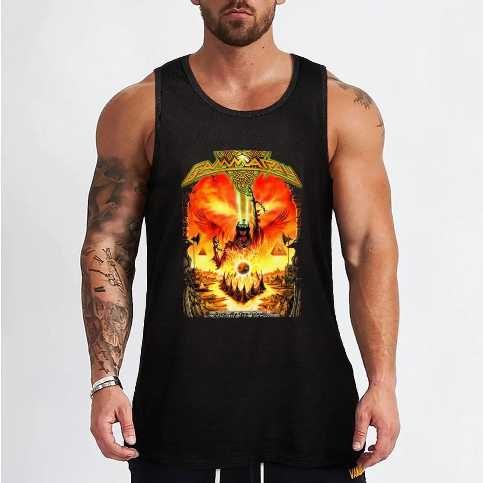 Gamma Ray - Land Of The Free II Tank Top sleeveless jackets gym men sleeveless shirt man gym quick-drying t-shirt