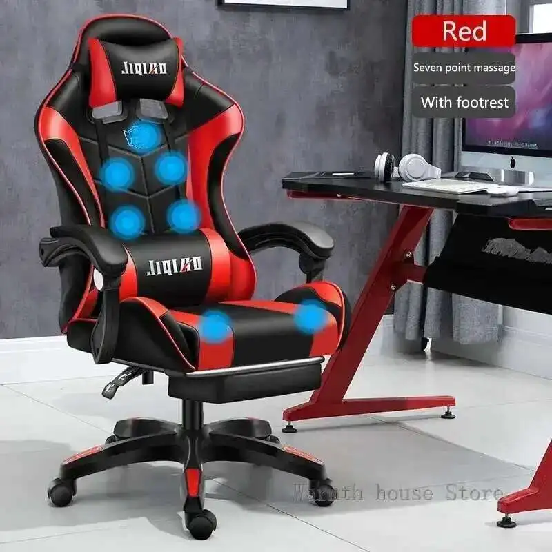Cadeira de jogos de alta qualidade RGB luz cadeira de escritório gamer cadeira de computador ergonômica giratória massagem reclinável novas cadeiras g