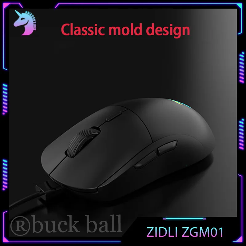 

Zidli Zgm01 Mouse Gamer Mouse Wired Mouses Lightweight Mice Same Style Moba Gaming Mouses Fps Custom For Pc Laptop Mac Gifts