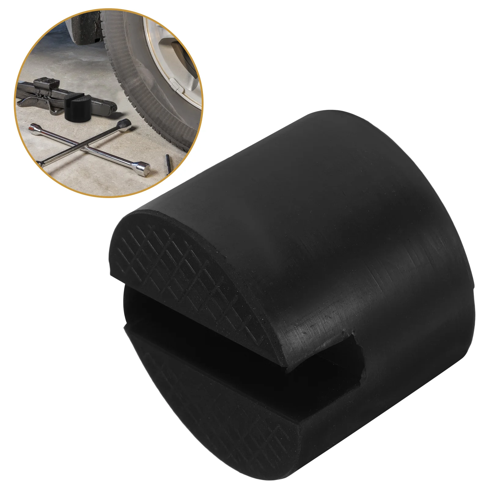 

Floor Jacks Rubber Pad Rv Stabilizer Pads for Cars Accessory Black Support Block