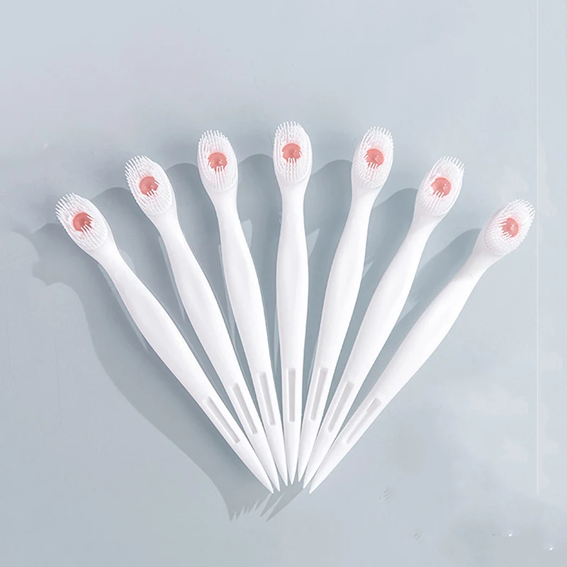 1PC Disposable Toothbrush Exploded Bead Adult Cleaning Toothbrush Portable Travel Hotel Mint Flavor Toothbrush