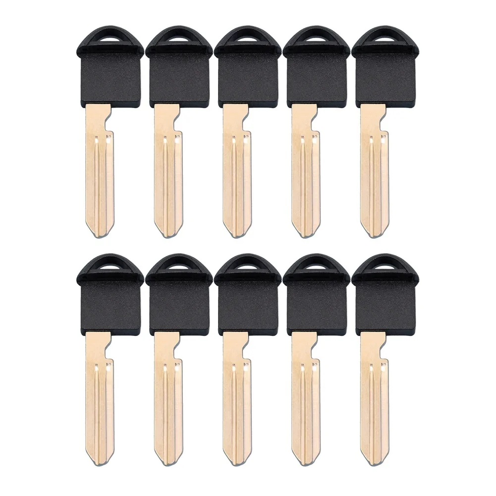 B09A 10pcs Emergency Insert Smart Small Mechanical Key for Nissan Altima Cube Maxima Pathfinder Rogue Replacement Spare Key