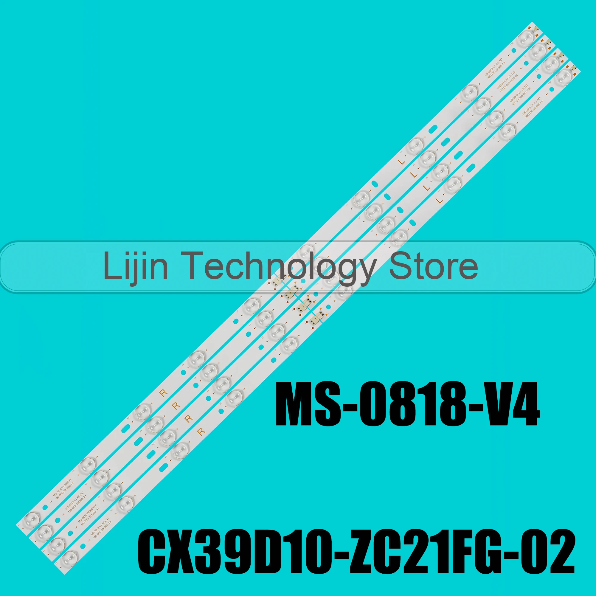 

LED BackLight Strip For CX39DLEDM MS-0818 V4 180502 CX390M07 SN039LED071 AX039LD012-S2 LED262 XS V1.0