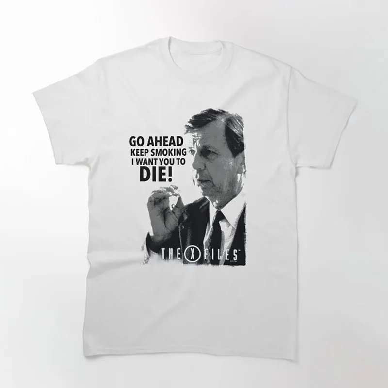 Believe Trust No One Vintage Sci fi tv series The X Files Gift t shirt 0305 Retro Alien movie Graphic clothes All size top S-6XL