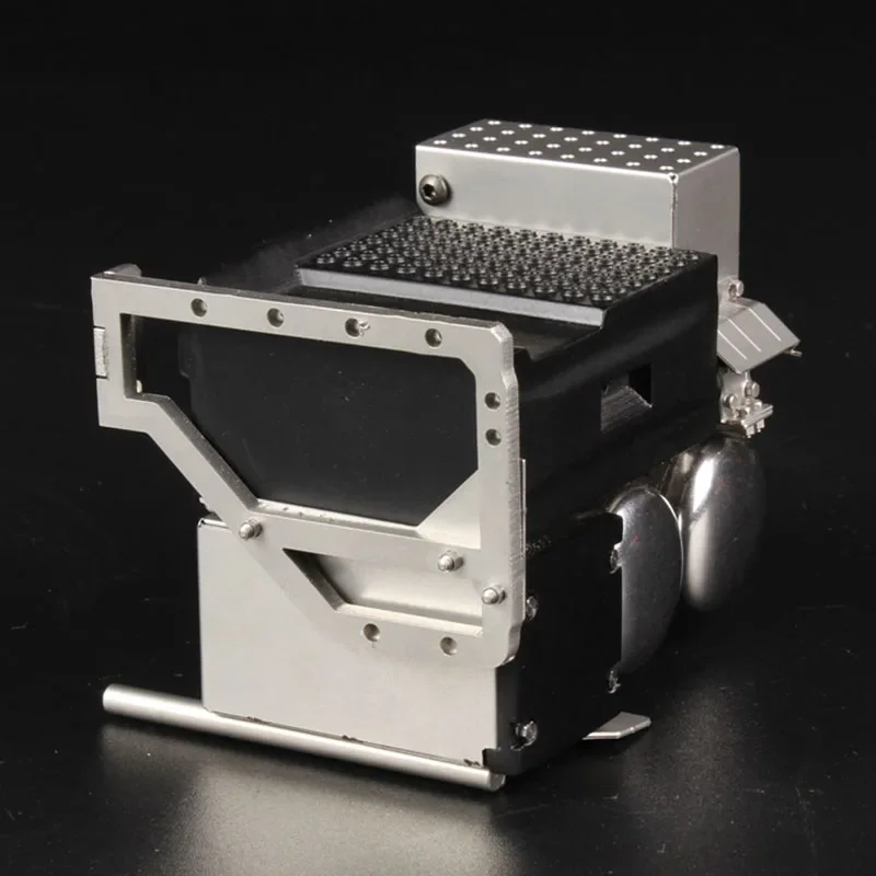 กล่องแบตเตอรี่จำลองโลหะขนาด 1:14 จำนวน 1 ชิ้น อุปกรณ์เสริมสำหรับรถบรรทุก Tamiya RC รุ่น VOLVO FH16 56360